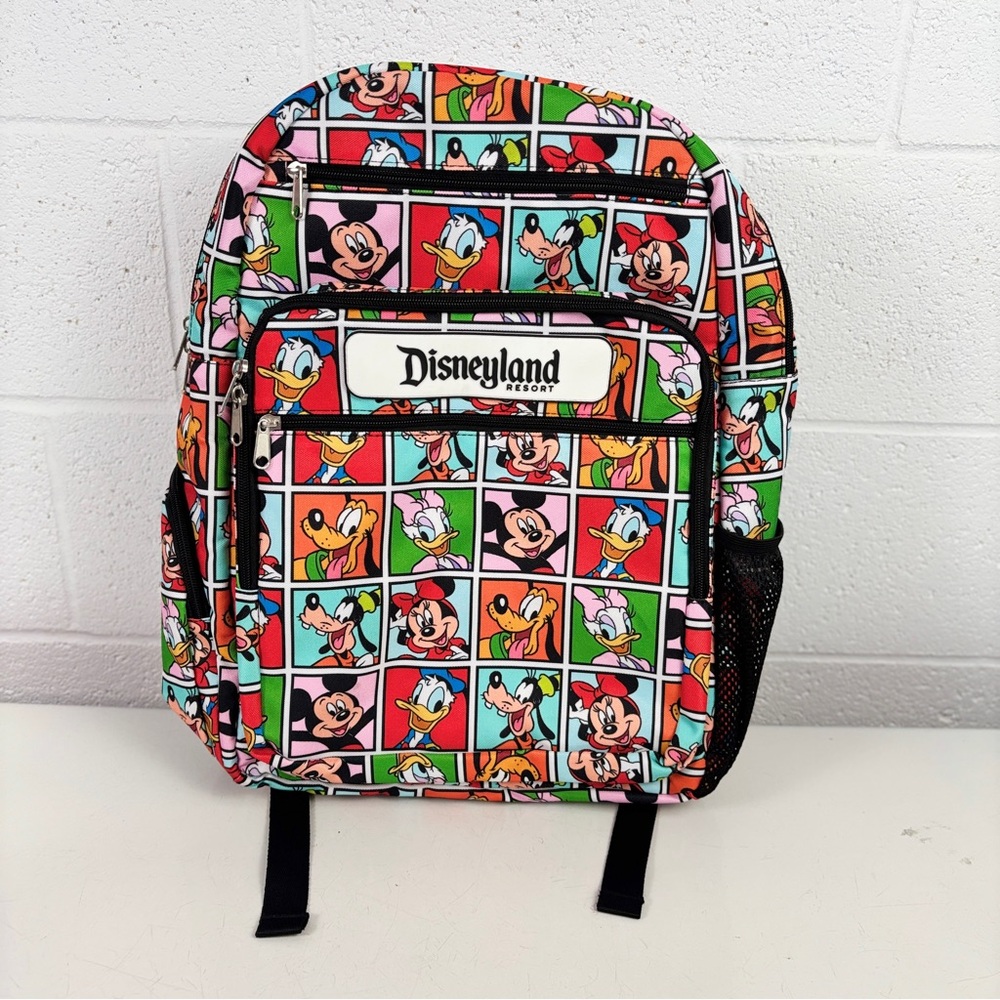 Disneyland Multi-Colored Character Backpack Micke… - image 1